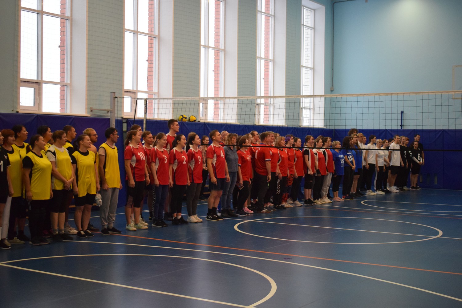Открытие второго муниципального турнира по волейболу.